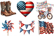 Watercolor the Great American PNG, an Illustration by Designking (Thumbnail 3 of 4)