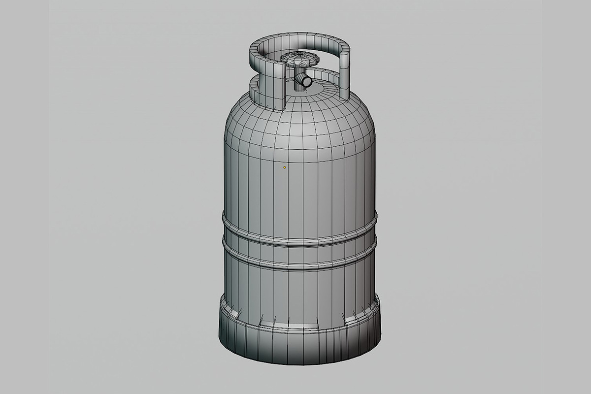 Gas Cylinder, an Object 3D Model by fahad121 (Photo 7 of 7)