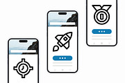 50 Motivation Icons, an Outline Icon by Side Project (Thumbnail 6 of 8)