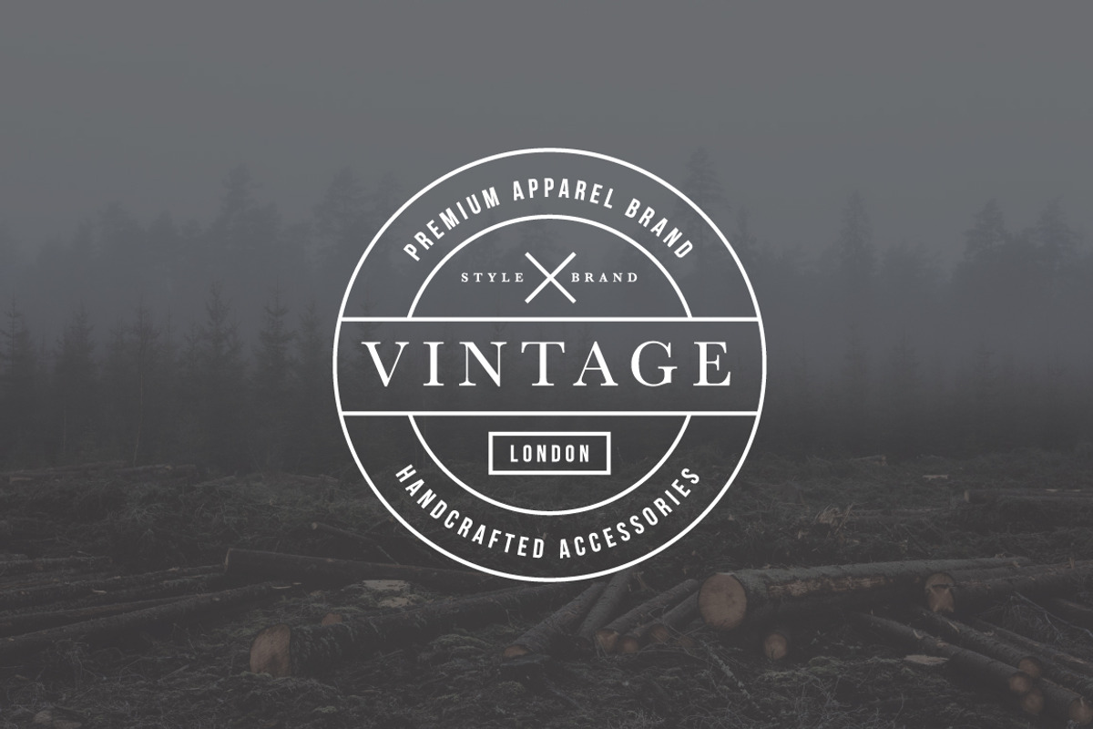 Classic Vintage Logos, a Branding & Logo Template by Hustle Supply Co. (Photo 4 of 5)