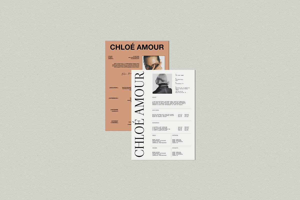 BLEU I Resume Kit, a Presentation Template by Studio Brand (Photo 9 of 10)