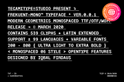 TG Frekuent Mono, a Sans Serif Font by Tegamitype (Thumbnail 2 of 11)