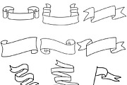 Ribbons - Procreate Stamp Brushes, a Brush Add-On by Almazova Dolzhenko (Thumbnail 5 of 11)