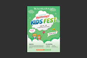 Kids Summer Camp Flyer, a Flyer Template by Diverter (Thumbnail 3 of 3)