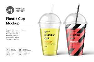 Plastic Cup Mockup