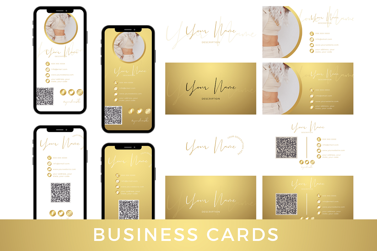 Gold | Small Business Branding Kit, a Stationery Template by CoCreatorDesigns (Photo 6 of 10)