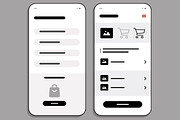 Mobile App Wireframe Template, a Wireframe Template by MightyDesign (Thumbnail 5 of 8)