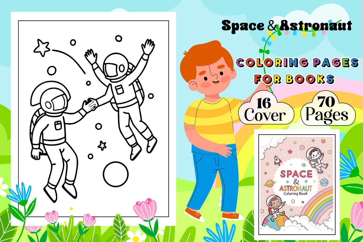 Space & Astronaut Coloring Pages, an Arts & Entertainment Photo by Wow Magic (Photo 3 of 3)
