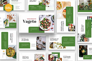 Vageto - Organic Food Google Slides, a Presentation Template by Fit-tee