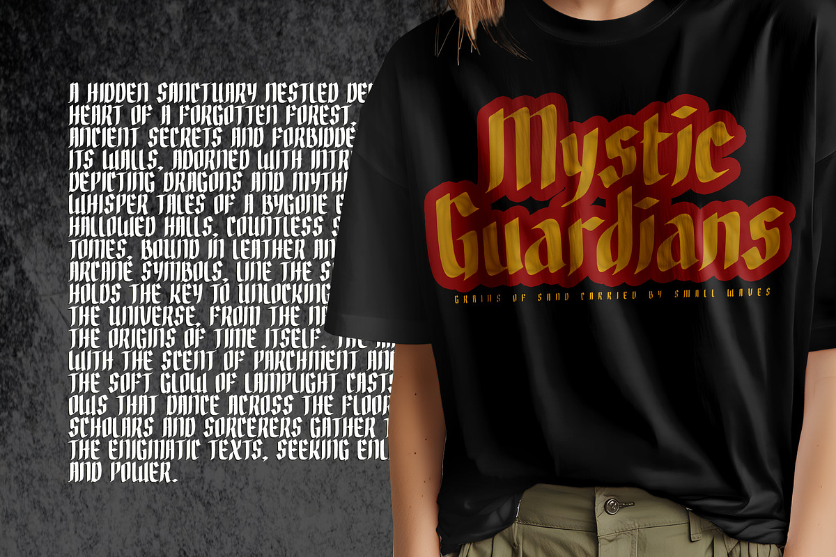 Scrivener Handwritten Blackletters, a Blackletter Font by dansdesign (Photo 8 of 12)