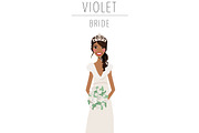 Bride Portrait Creator | Wedding Art, a Person Illustration by Lauren Lesley Studio (Thumbnail 29 of 29)
