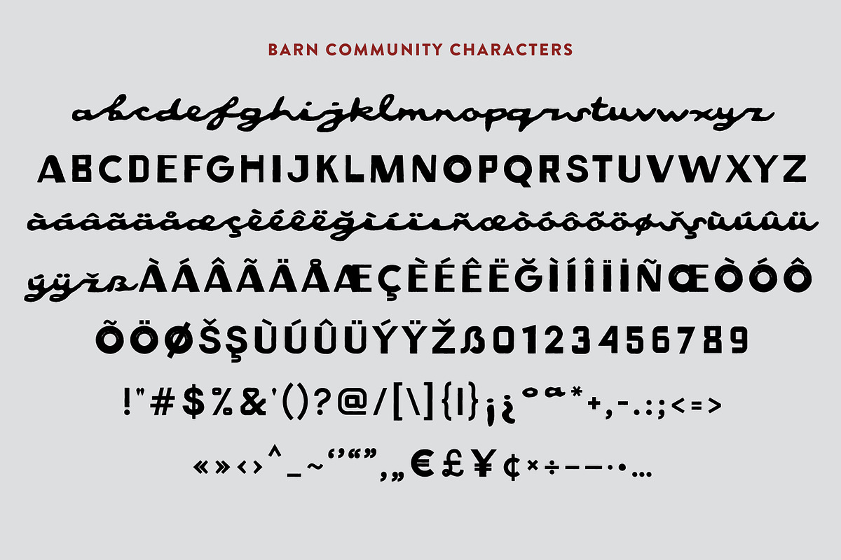 Barn Community Handwritten Duo, a Script Font by Struvictory.art (Photo 5 of 9)