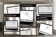 MacBook Mockup Bundle (10 PSD), a Mac Mockup by Mocktopia (Thumbnail 3 of 9)