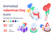 Animated Isometric Valentine Day, a Duotone Icon by Vectors Market (Thumbnail 1 of 13)
