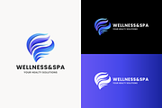 Wellness Spa Serene Flowing Wellness, a Branding & Logo Template by Design_Planet (Thumbnail 1 of 3)