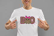 Leopard Ghost Boo Coquette Bow PNG, an Illustration by Daily.Designs (Thumbnail 2 of 5)
