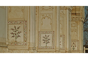 Red Fort decorative marble inlay, an Architecture Photo by Our Amazing World