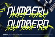 Numbero – Sporty Sans Serif, a Sans Serif Font by figuree studio (Thumbnail 1 of 10)