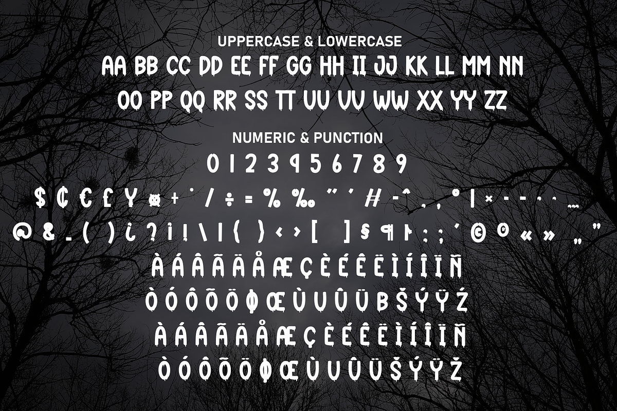 Horror Winter | Script Font, a Script Font by Scratchones (Photo 7 of 8)