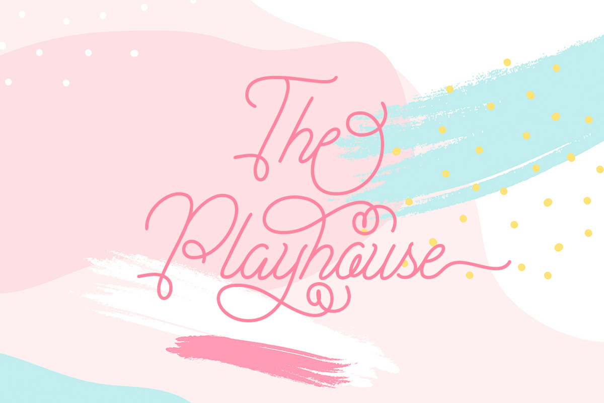Plandscape smooth monoline font, a Script Font by akrtype (Photo 6 of 8)