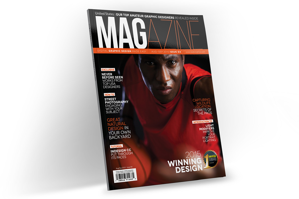 Magazine Template InDesign 05, a Magazine Template by Love Graphic Design (Photo 1 of 34)