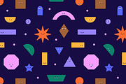 Geometric shapes seamless patterns, a Pattern Graphic by Good Studio (Thumbnail 3 of 13)