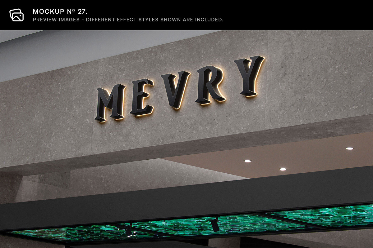 30 Signs & Facade Logo Mockups - V5, a Product Mockup by Asylab (Photo 34 of 38)