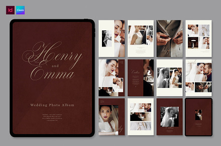 Wedding Photo Album Template, a Brochure Template by BrandPacks