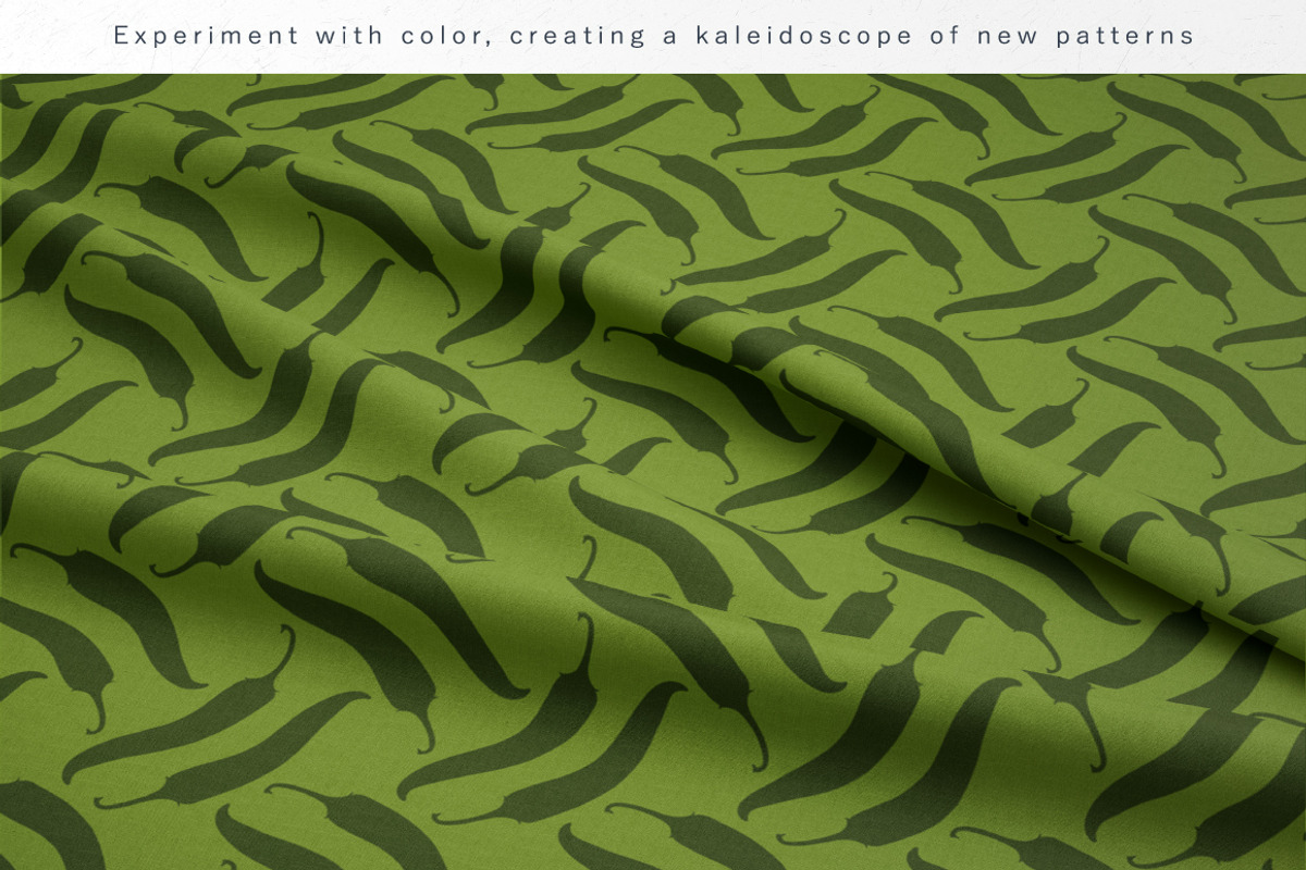 Hot pepper - Set 1, a Pattern Graphic by Yummy (Photo 12 of 13)