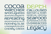 Heather, a Font by True Story Letterworks (Thumbnail 5 of 10)