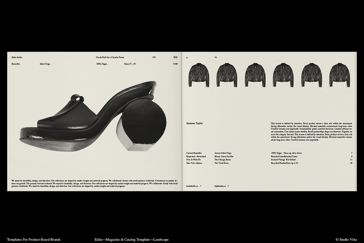 ID Brand Bundle: 2 Magazines + Deck, a Magazine Template by Studio Viita (Photo 21 of 24)