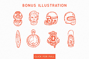 Thirdlone Font Duo & Vector Pack, a Sans Serif Font by Letterhend Studio (Thumbnail 11 of 13)