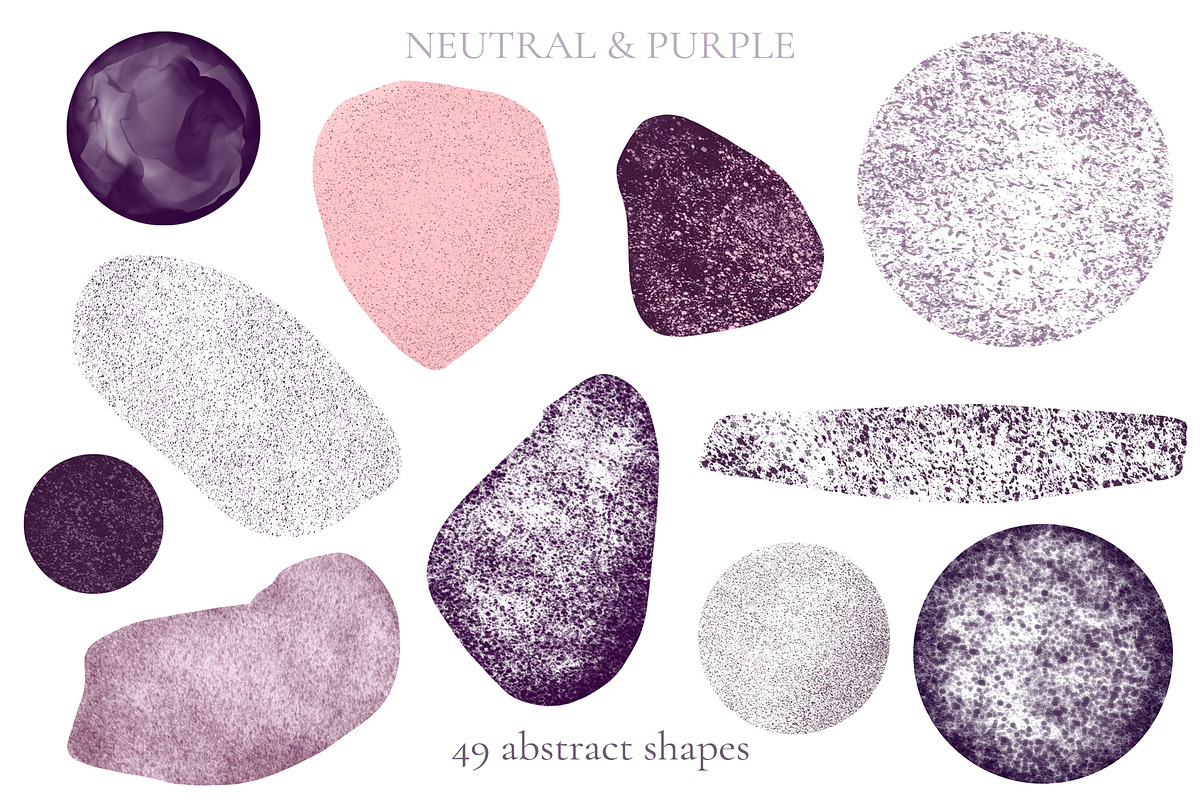 Neutral & Purple, a Texture Graphic by Salted Galaxy (Photo 11 of 13)
