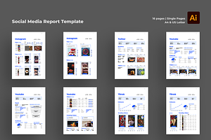 Social Media Report Template