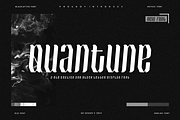 Quantune - Old English Font, a Blackletter Font by QR Design Studio (Thumbnail 1 of 6)