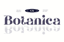 CS Botanica – Elegant Font