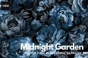 30+ Midnight Garden Bundle, a Decorative Illustration by Virgo Studio (Thumbnail 1 of 6)