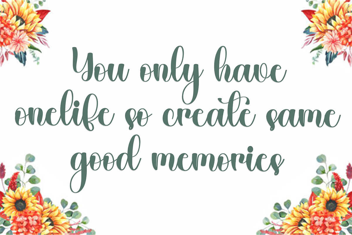 December TheBest, a Handwritten Font by InermediaSTUDIO (Photo 6 of 8)