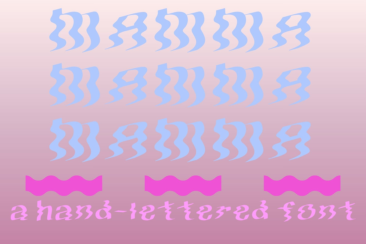 NEW WAVE a modern wave Display font, a Handwritten Font by Eryn Rose Design (Photo 11 of 12)