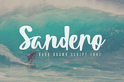 Sandero, a Script Font by Horlleys (Thumbnail 1 of 5)