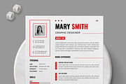 Resume Template, a Stationery Template by MightyDesign (Thumbnail 2 of 8)