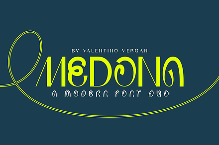 Medona - Modern Font Duo