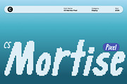 CS Mortise Pixel, a Handwritten Font by Craft Supply Co. (Thumbnail 1 of 8)
