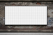 Street Billboard Mockup on Wall, an Advertising Mockup by graphypix (Thumbnail 4 of 4)