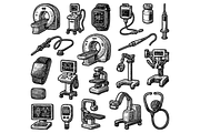 Medical Equipment Set, an Object Graphic by RT Studio (Thumbnail 2 of 4)