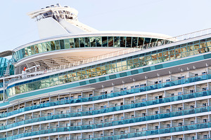 Luxury cruise liner ship featuring ship, boat, and cruise