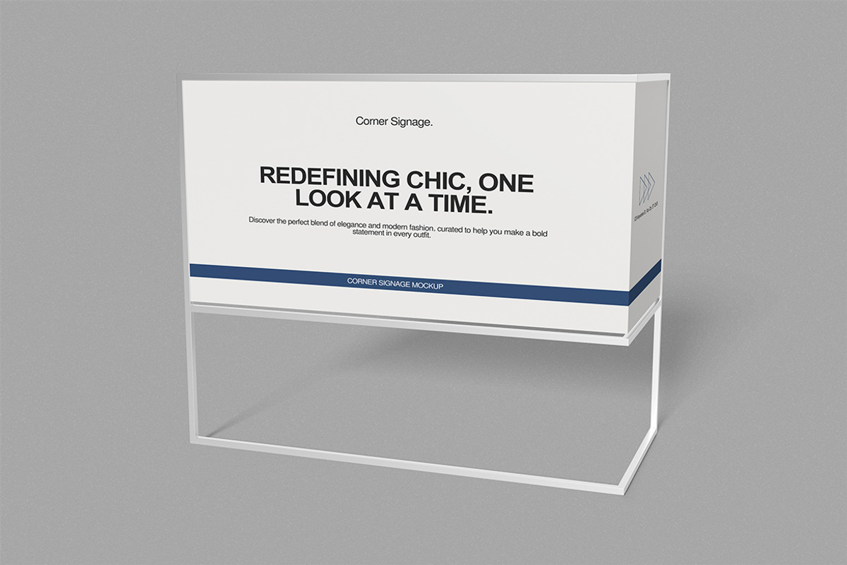Corner Signage Mockup, a Product Mockup by swsi-studio (Photo 5 of 5)