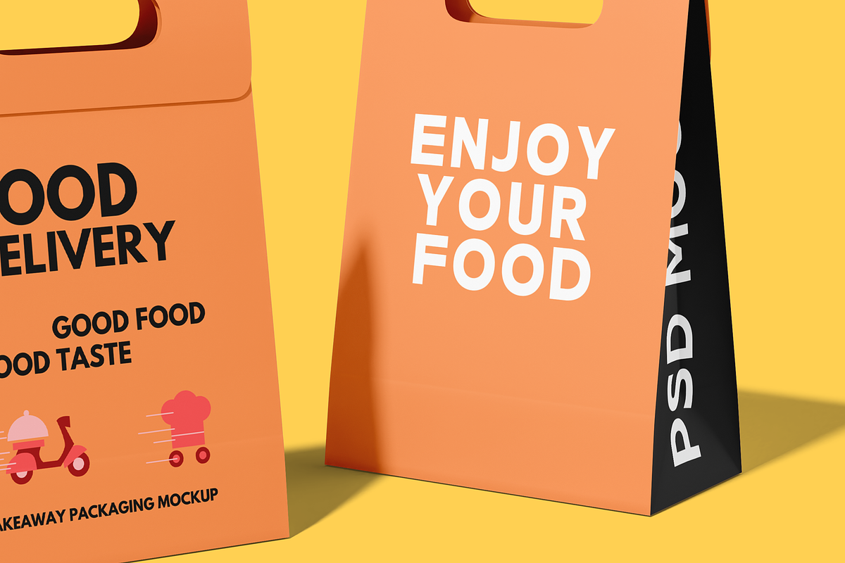 Takeaway Packaging Mockup Set, a Packaging Mockup by Custom.scene (Photo 6 of 6)