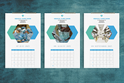Medical Wall Calendar 2025 Template, a Stationery Template by Boris Cupac (Thumbnail 5 of 5)