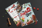 Seafood Menu, a Flyer Template by Totem Design Studio (Thumbnail 1 of 5)